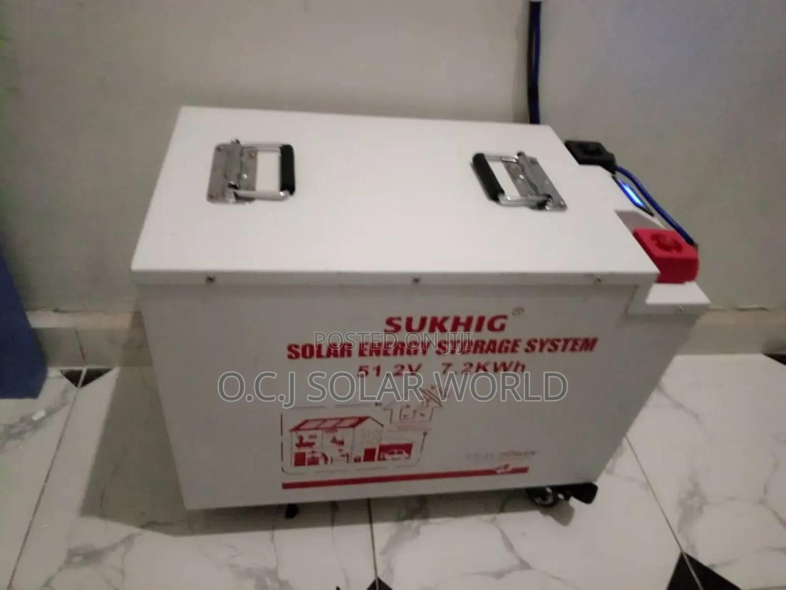 Solar Lithium Iron Battery 7.2kwh 51.2v