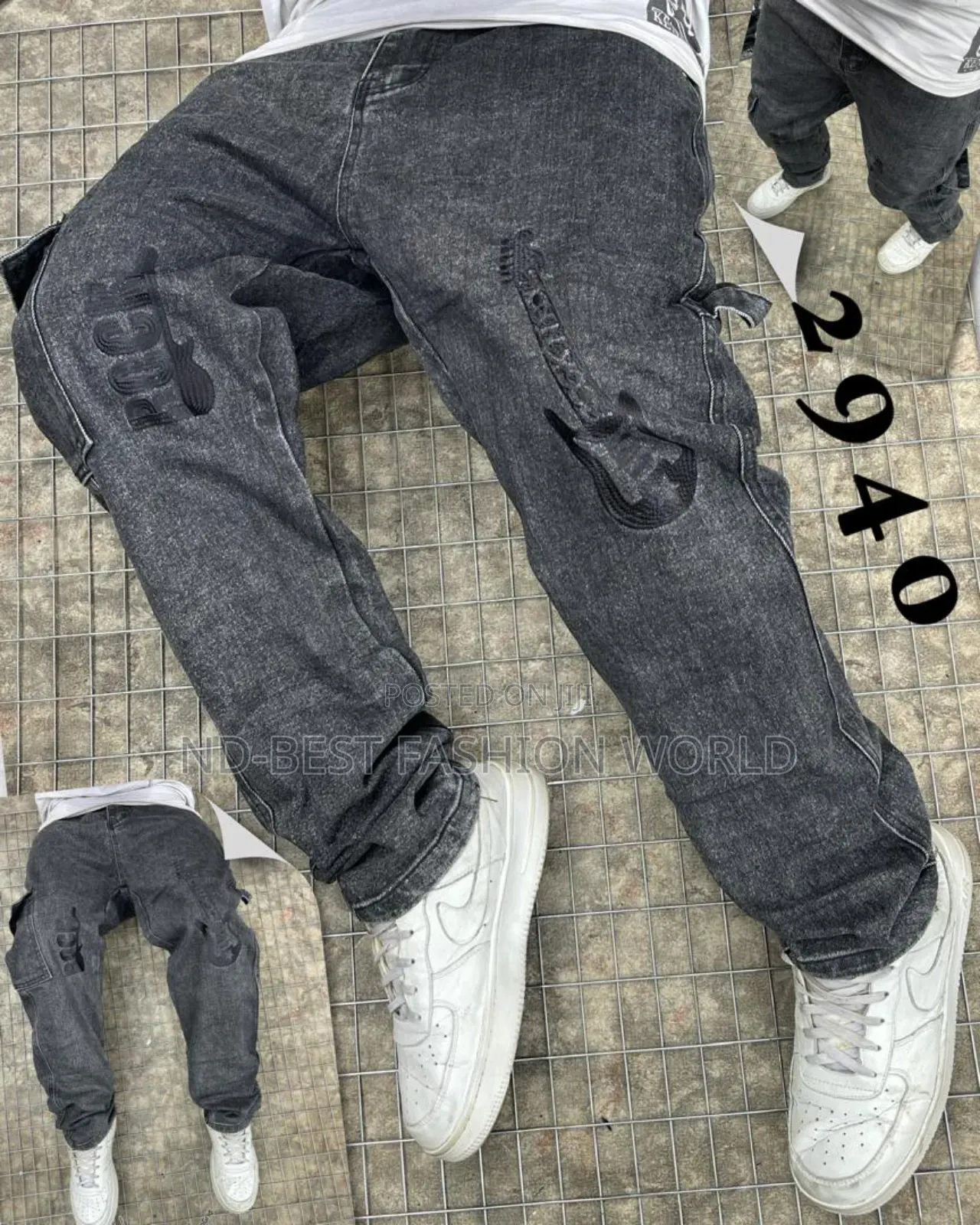 Black Men's Stock Jeans