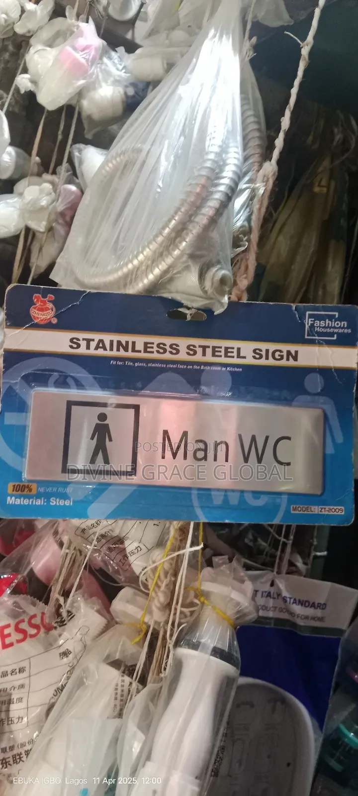 Sign For Man And Woman