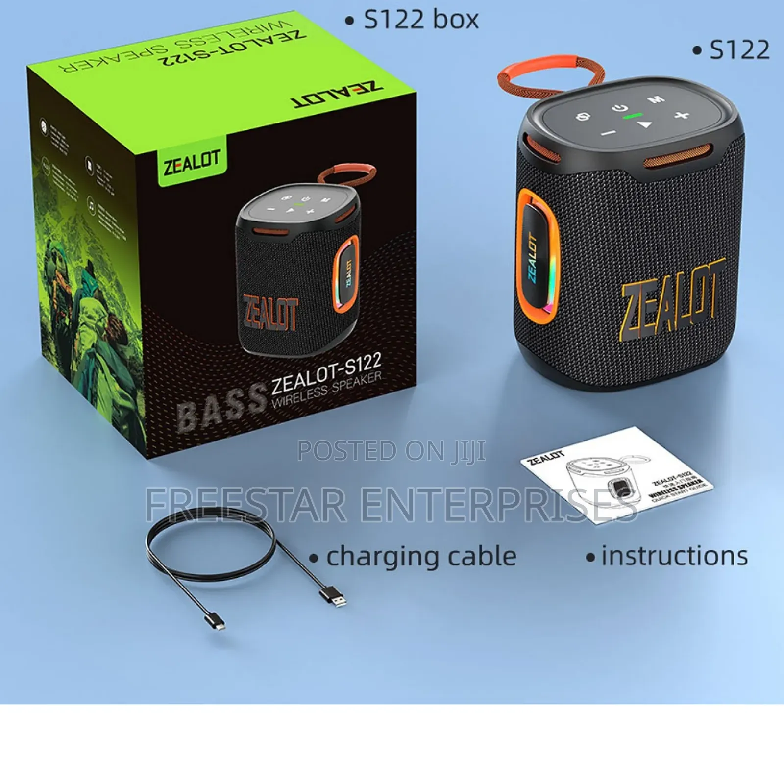 Zealot S122 Bluetooth Speaker. Zealot S122 Mp3 Player.