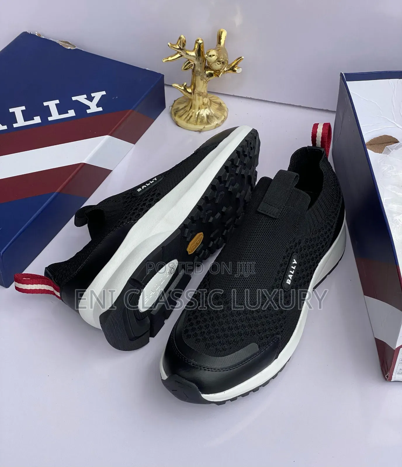 Original Luxury Designer Sneakers Bally Well Branded Package