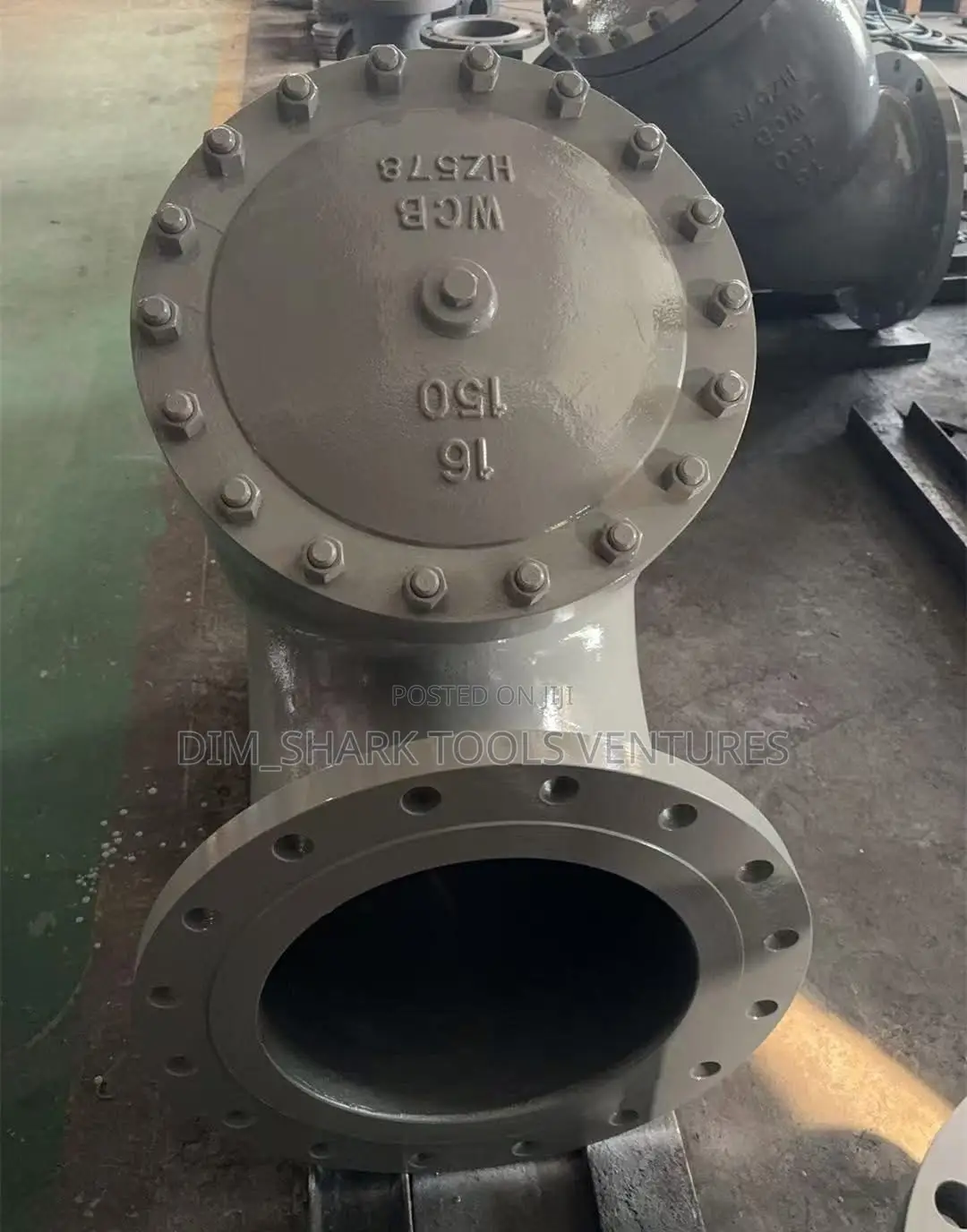 16”-WCB 150 Flanged Y Strainer Valve