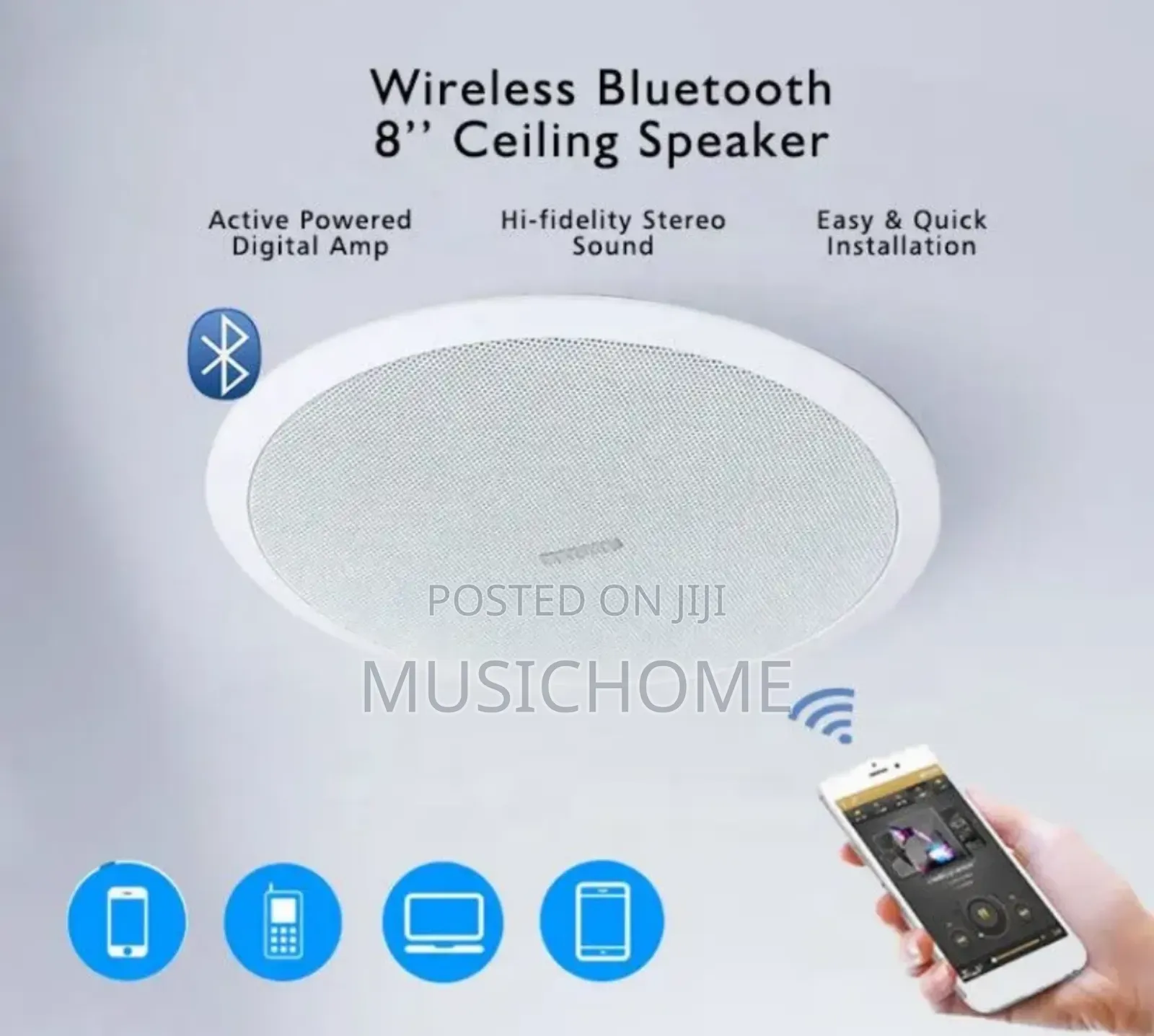 8 Inches Bluetooth Ceiling Speaker