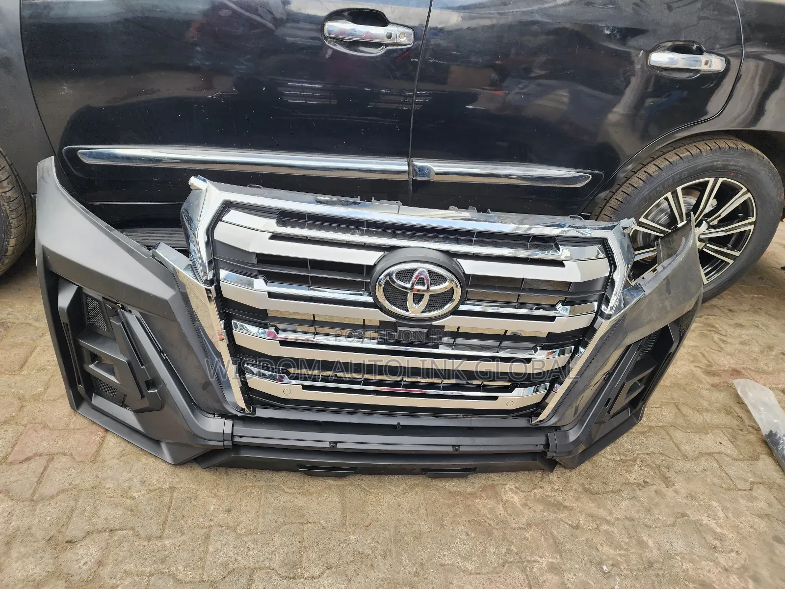 Complete Front Bumper for Toyota Land Cruiser Prado 2022/24
