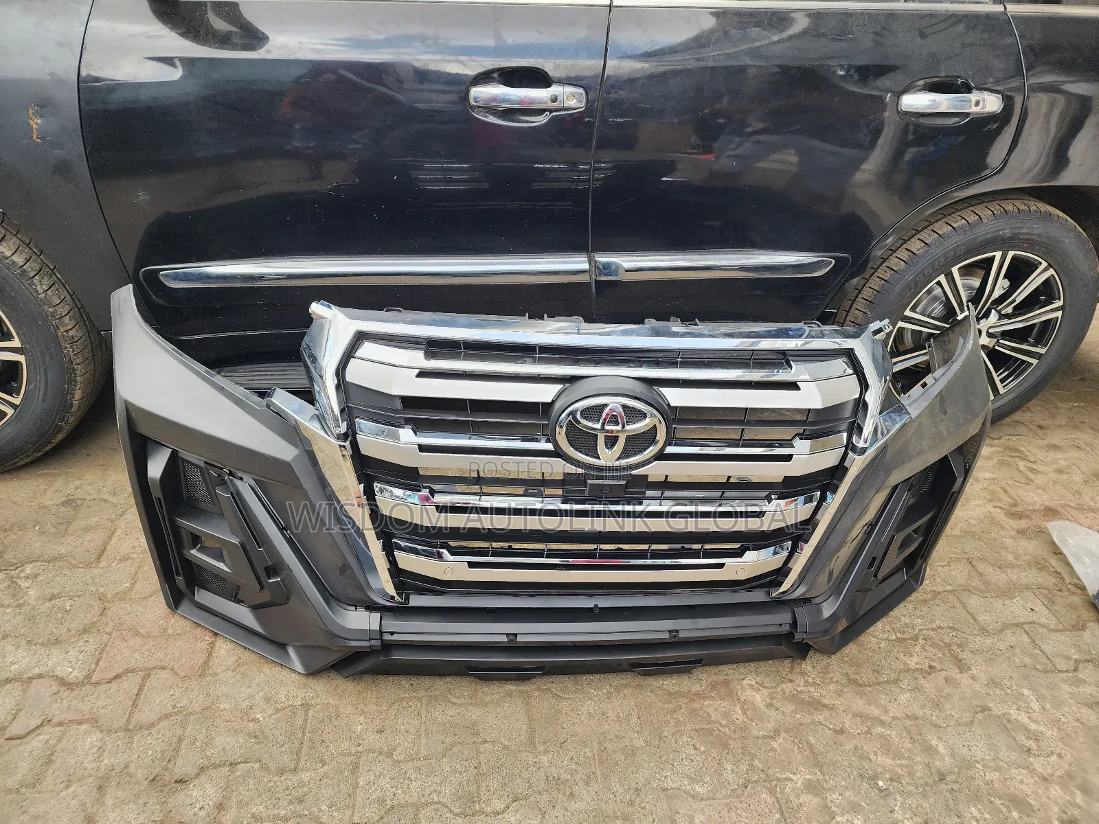 Complete Front Bumper for Toyota Land Cruiser Prado 2022/24