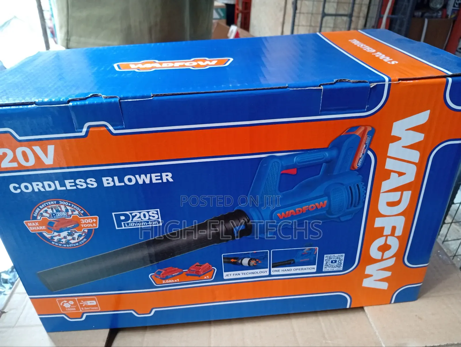 Wadfow Wblp520 Cordless Blower 15000rpm 20v