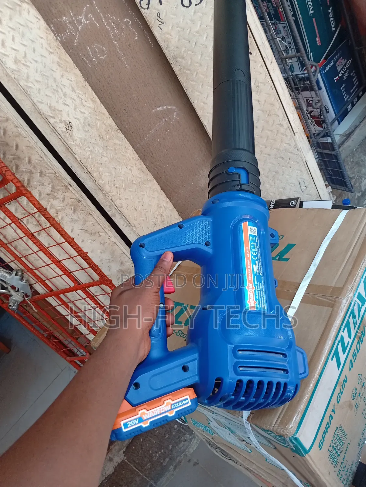 Wadfow Wblp520 Cordless Blower 15000rpm 20v