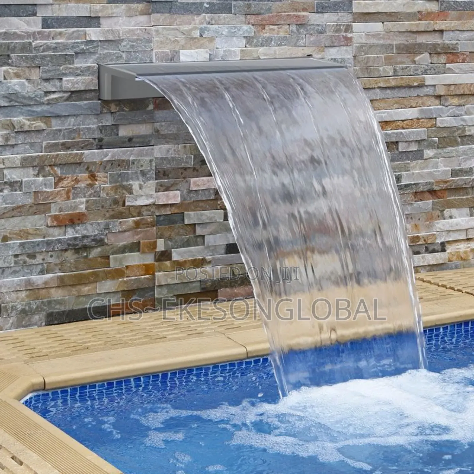 Germany Waterfall Vessel 60cm Pool Straight Faucet