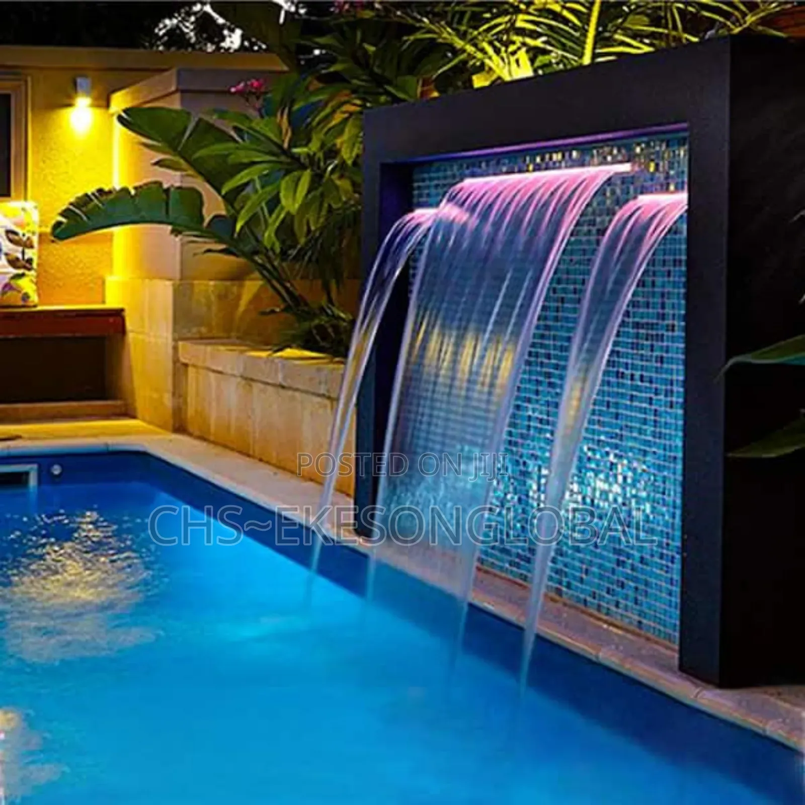 Germany Waterfall Vessel 60cm Pool Straight Faucet