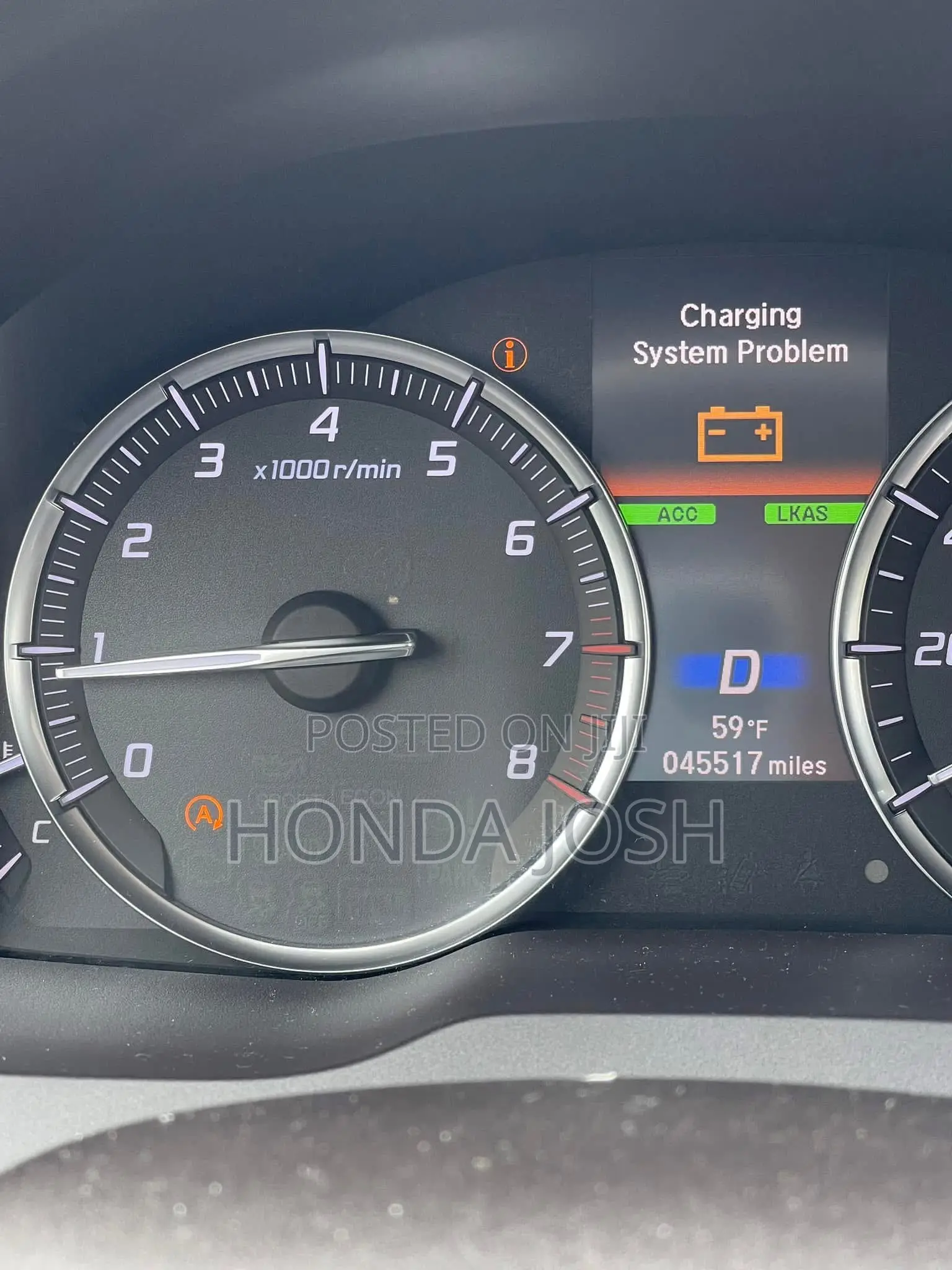 Battery Head Sensor 2014-2018 Acura Mdx Original