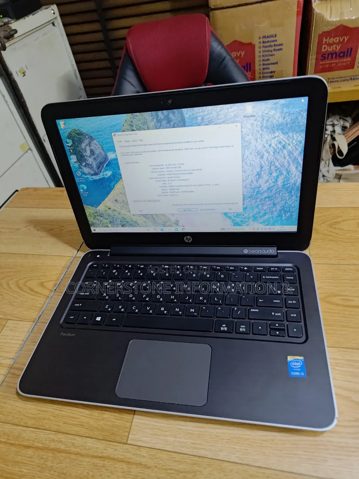 Laptop HP Pavilion 13 4GB Intel Core I3 SSD 128GB
