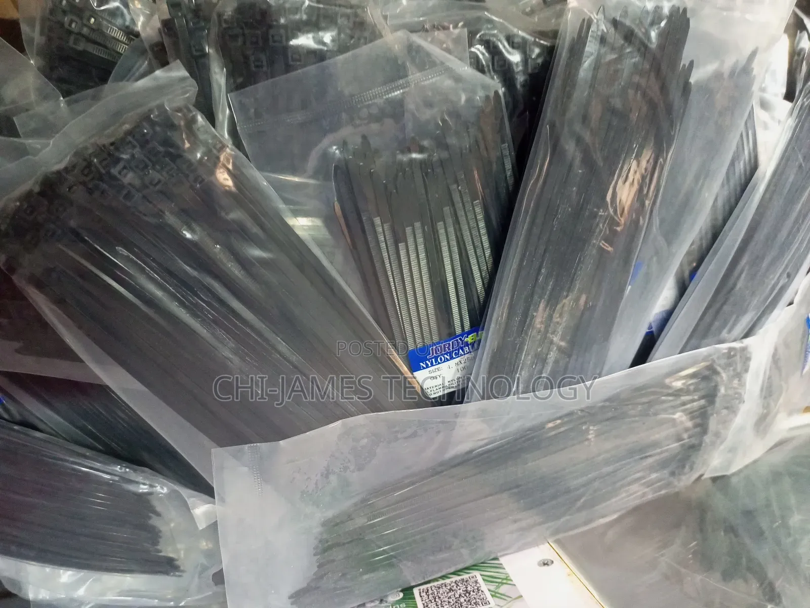 4.8×250mm Nylon Cable Tie