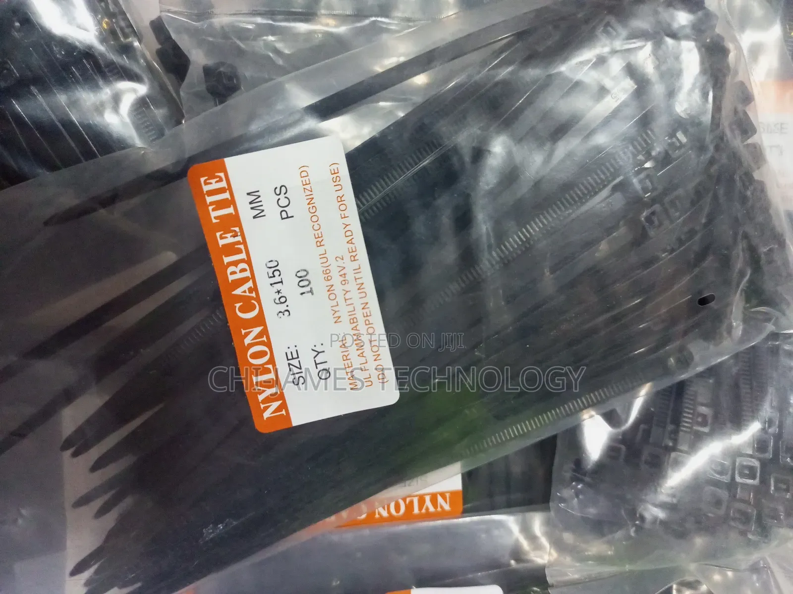 3.6×150mm Nylon Cable Tie