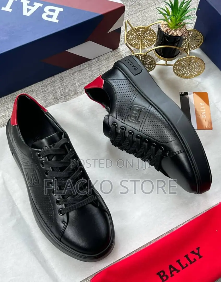 Original Bally Casual Leather Sneakers
