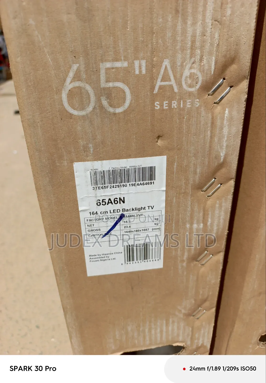Hisense Uhd , A6 Series 65"