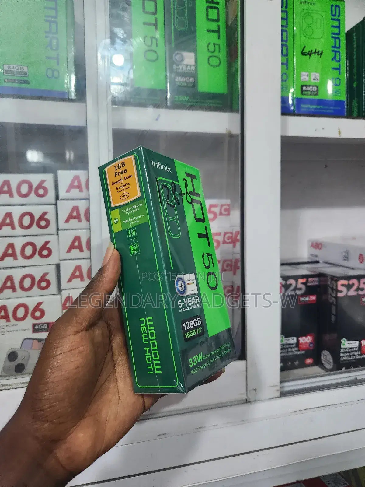New Infinix Hot 50 128 GB Black