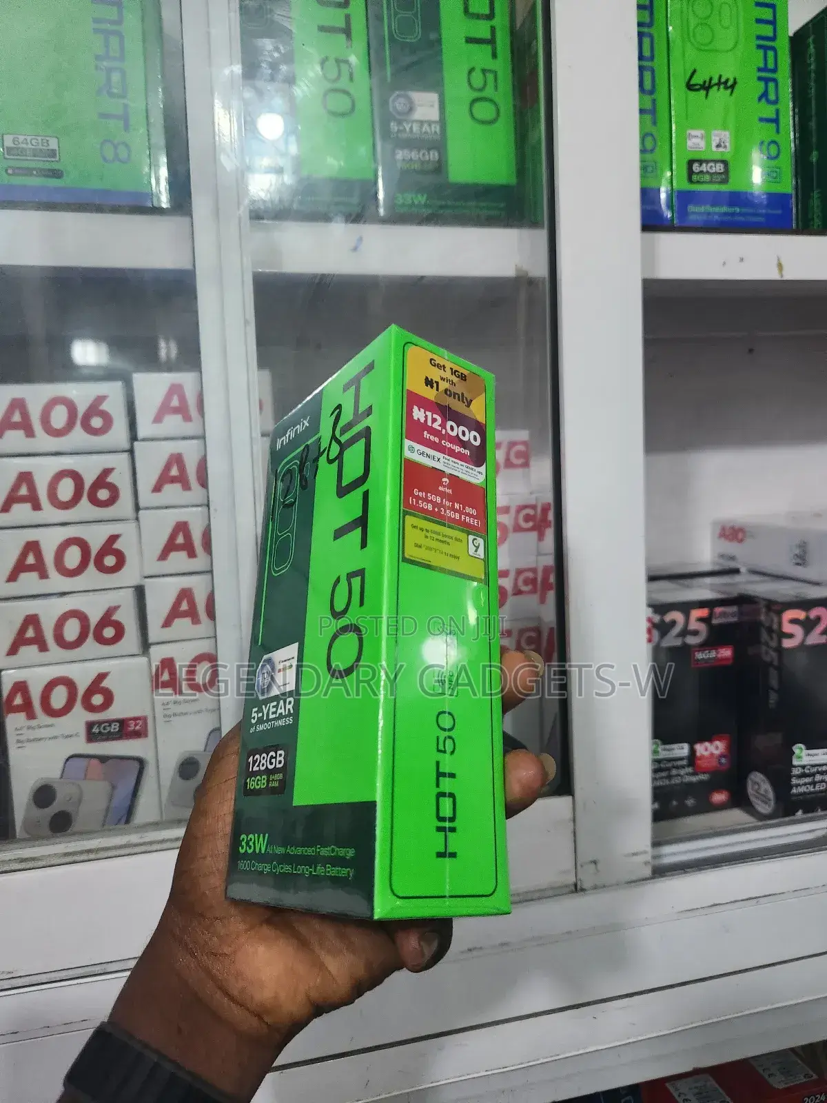 New Infinix Hot 50 128 GB Black