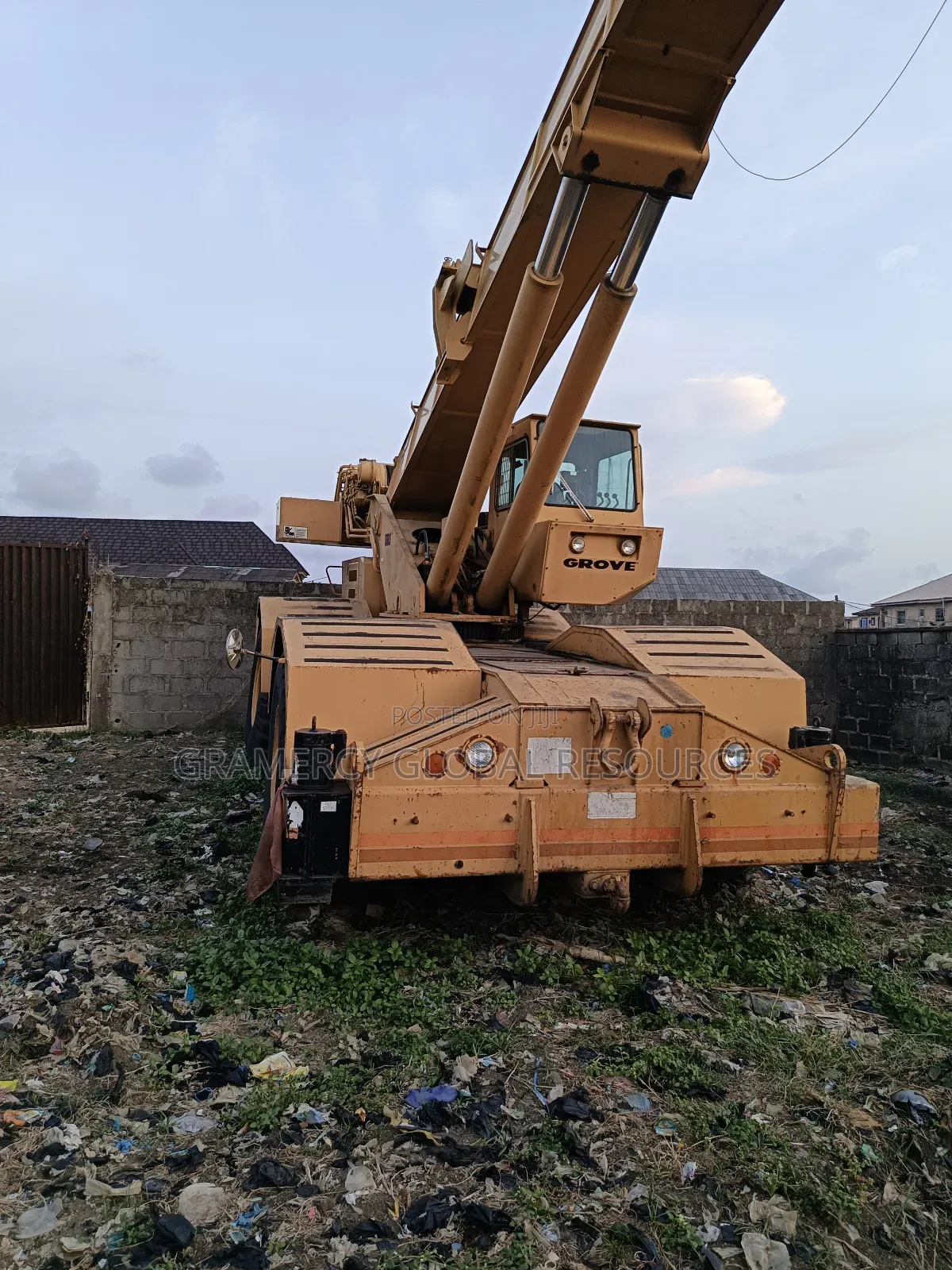 Fairly Used Sea Blue100 Ton 4x4 Grove Mobile Crane for Sale