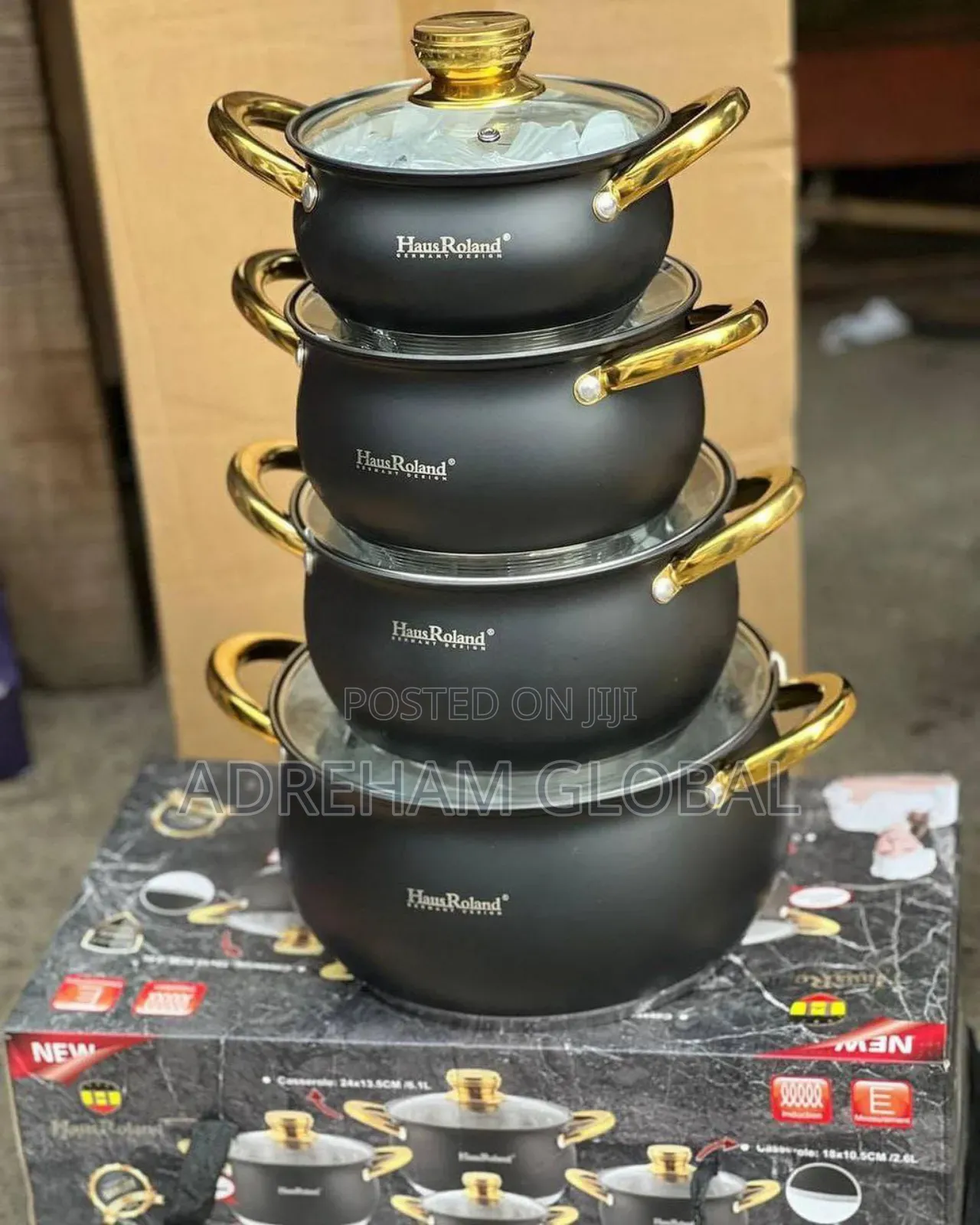 Haus Roland Aluminum Pot 8pcs
