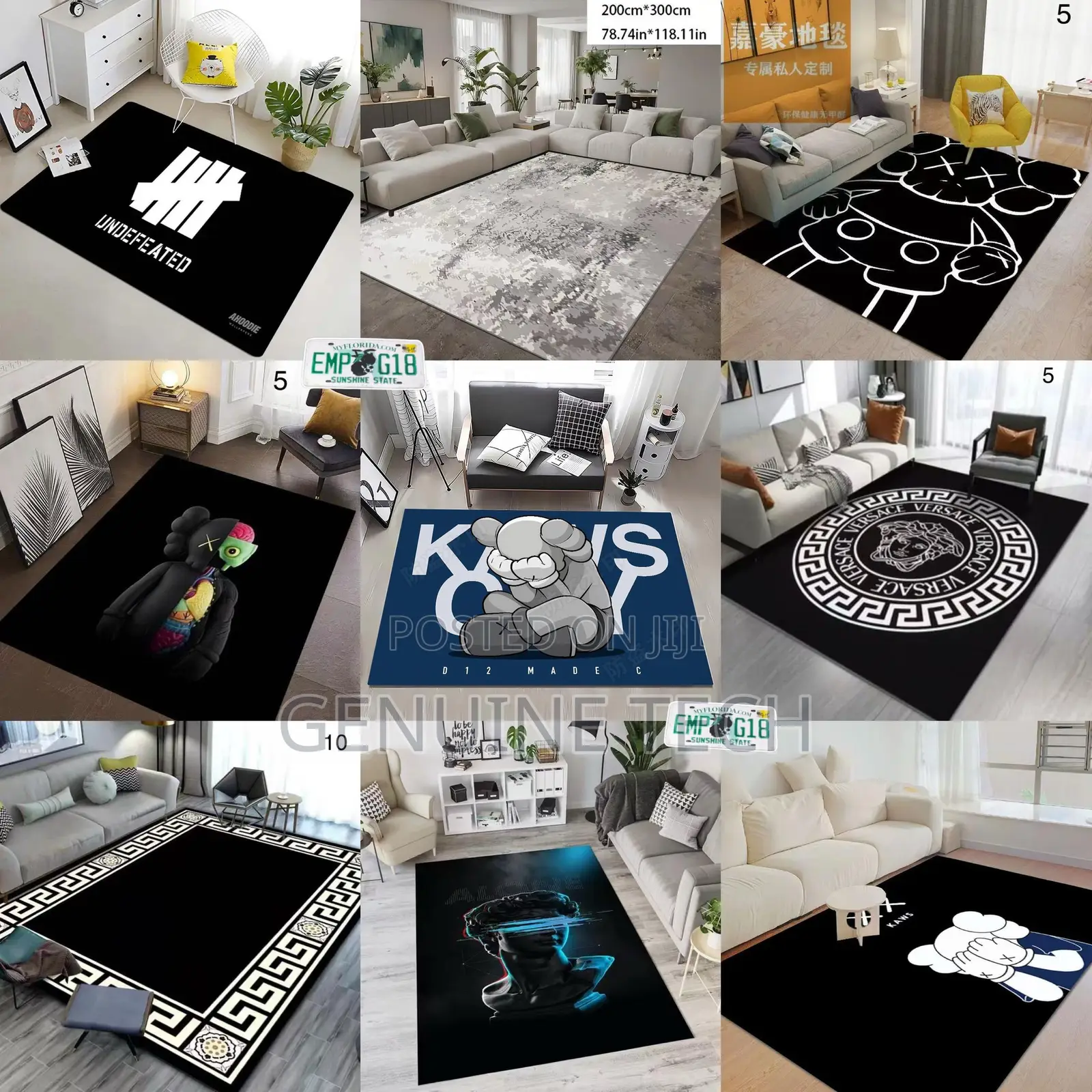 Top Quality Designer Center Rug