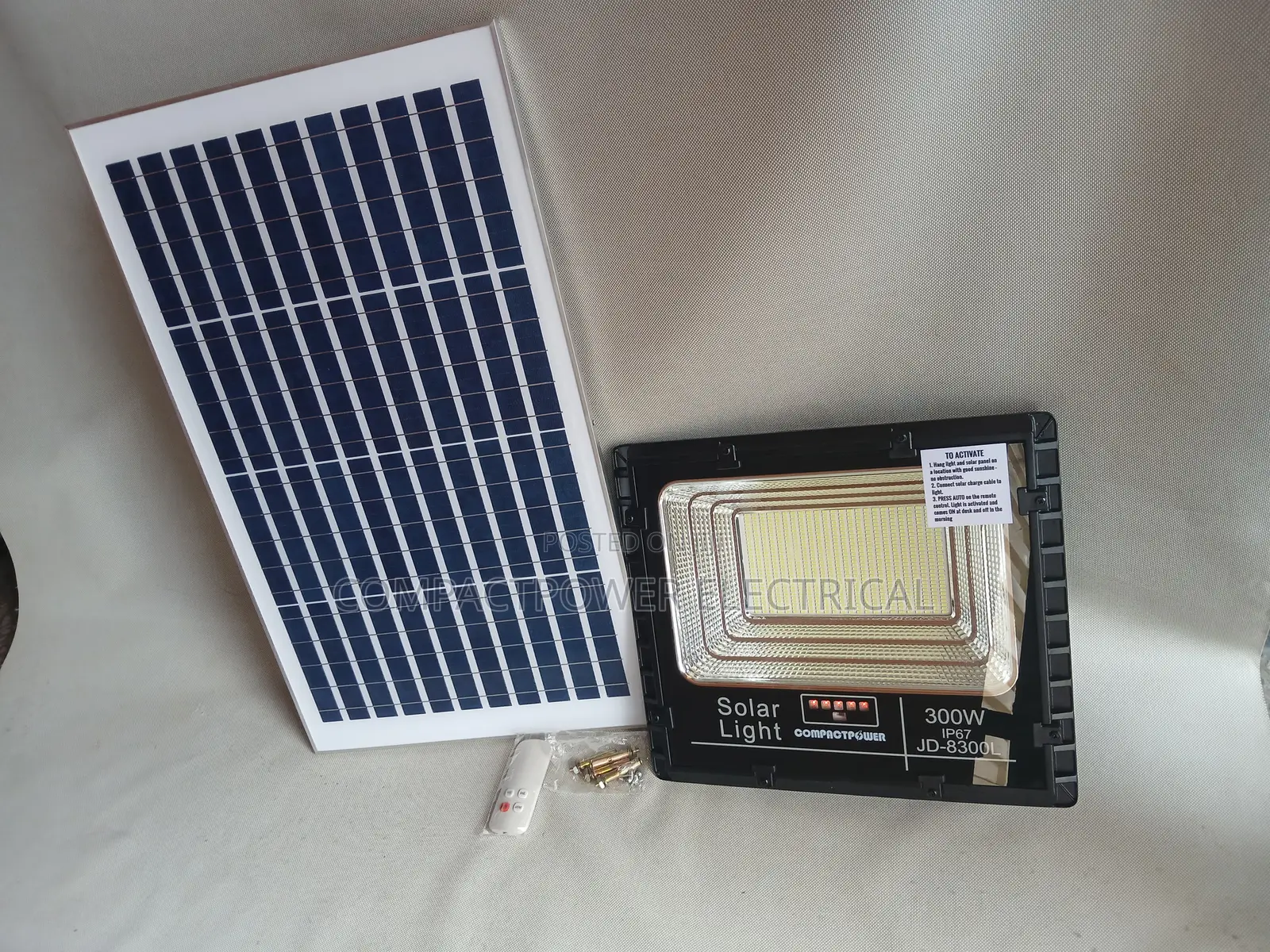 300watts Industrial Solar Flood Light - High Quality -5years+