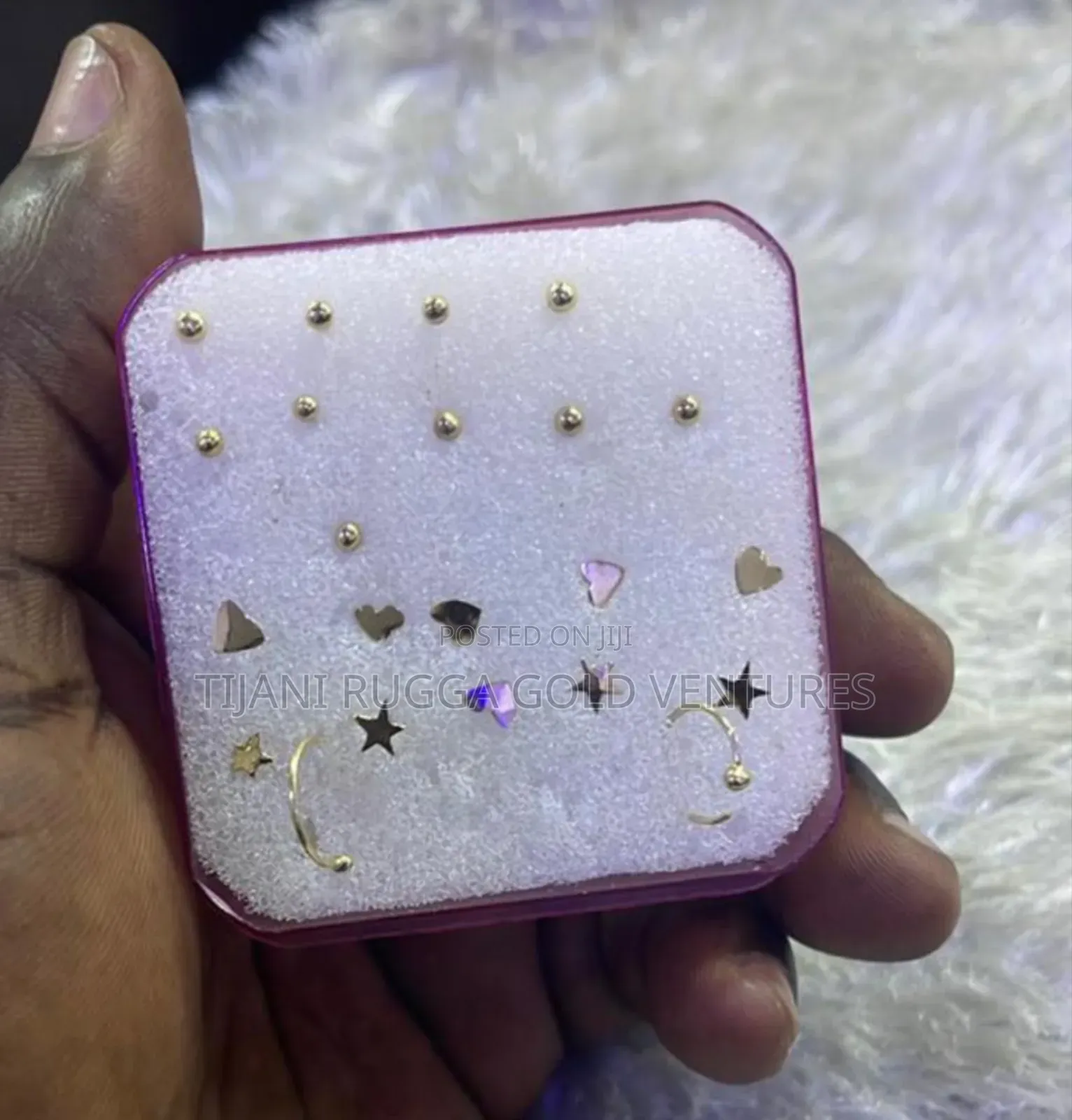 Pure Gold 750 Italy 18karat Nose Ring