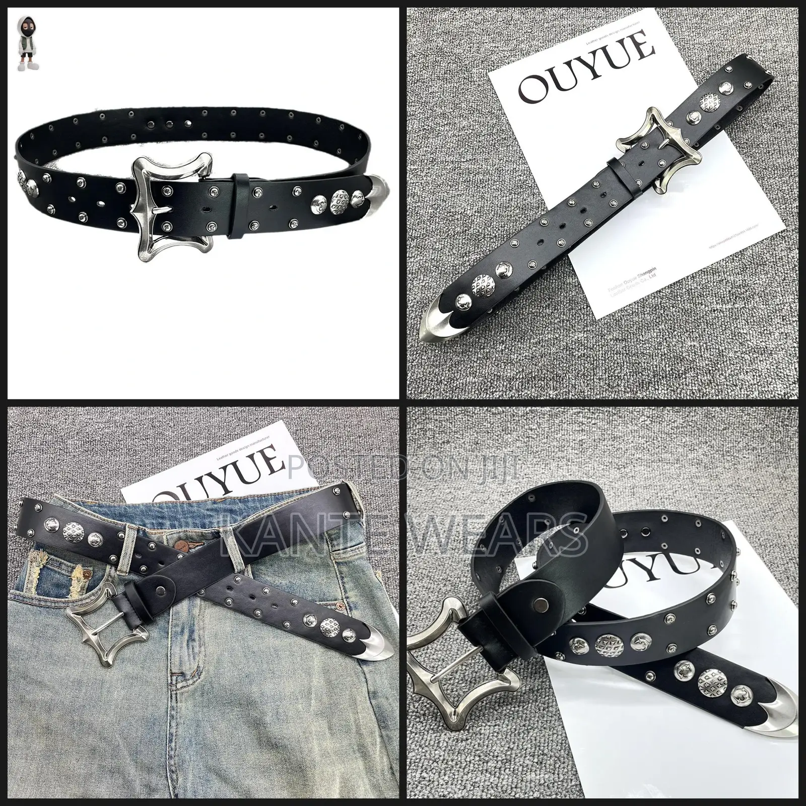 Quality Fashion Belts Work of Art_3.8cm