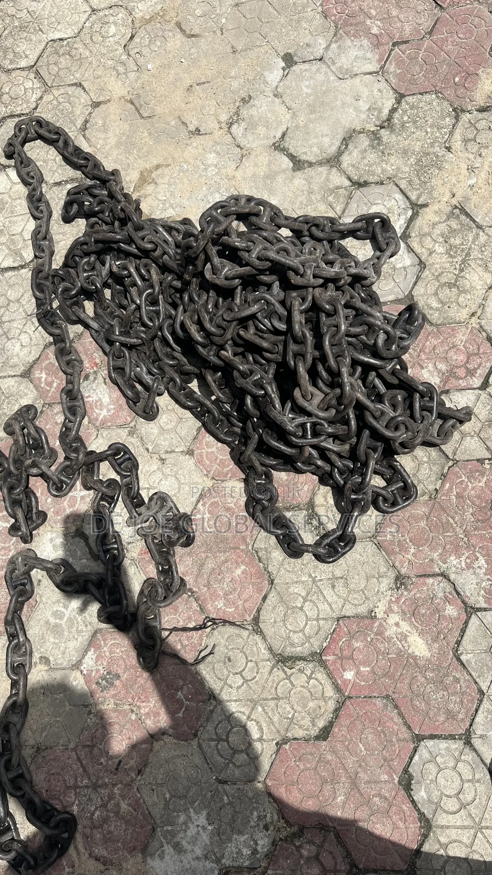 Anchor Chain For Anchoring 12mm X 27.5mtrs Short