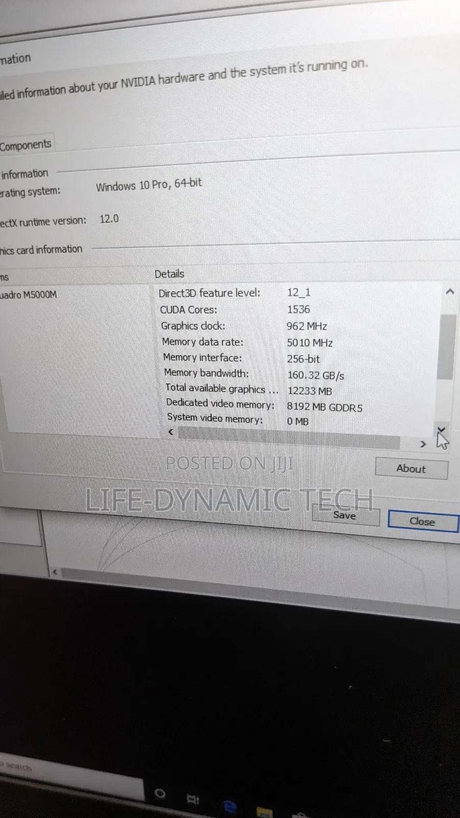 Laptop Dell Precision 7710 16GB Intel Core I7 SSD 256GB