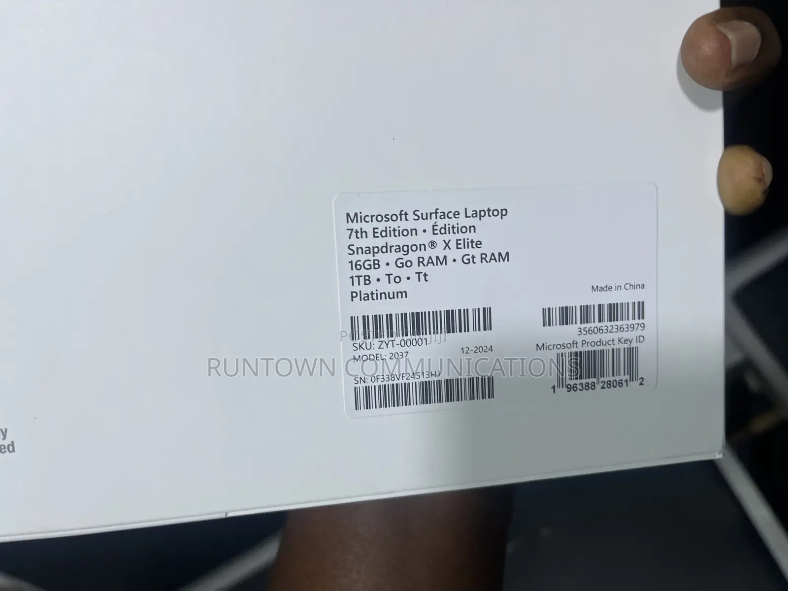 New Microsoft Surface Laptop 7 16GB Qualcomm Snapdragon X Elite SSD 1T