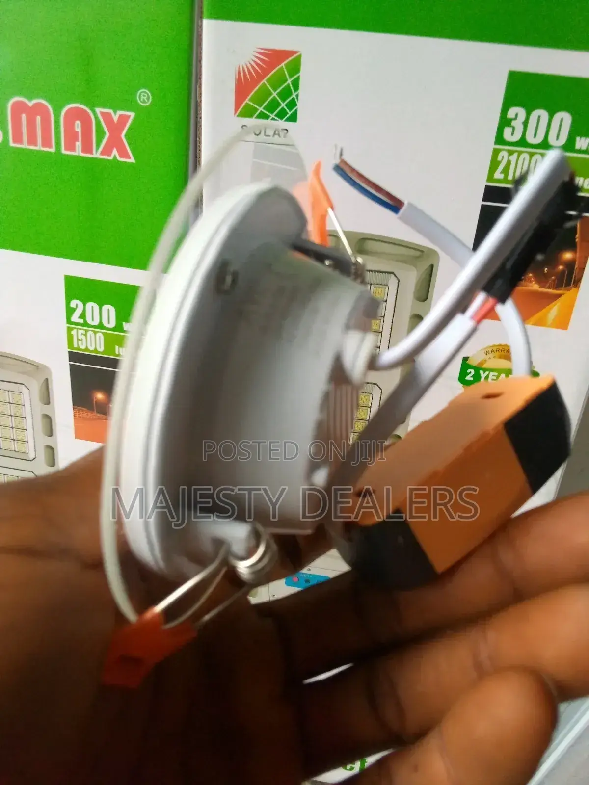 6 Watt Glass Pop Light for Ceiling Fitting Warm White
