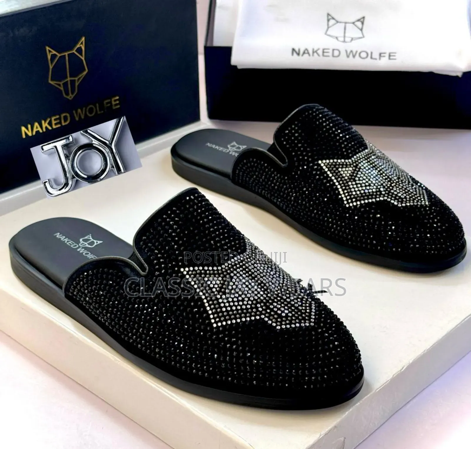 Top Quality Stone Naked Wolfe Half Shoe