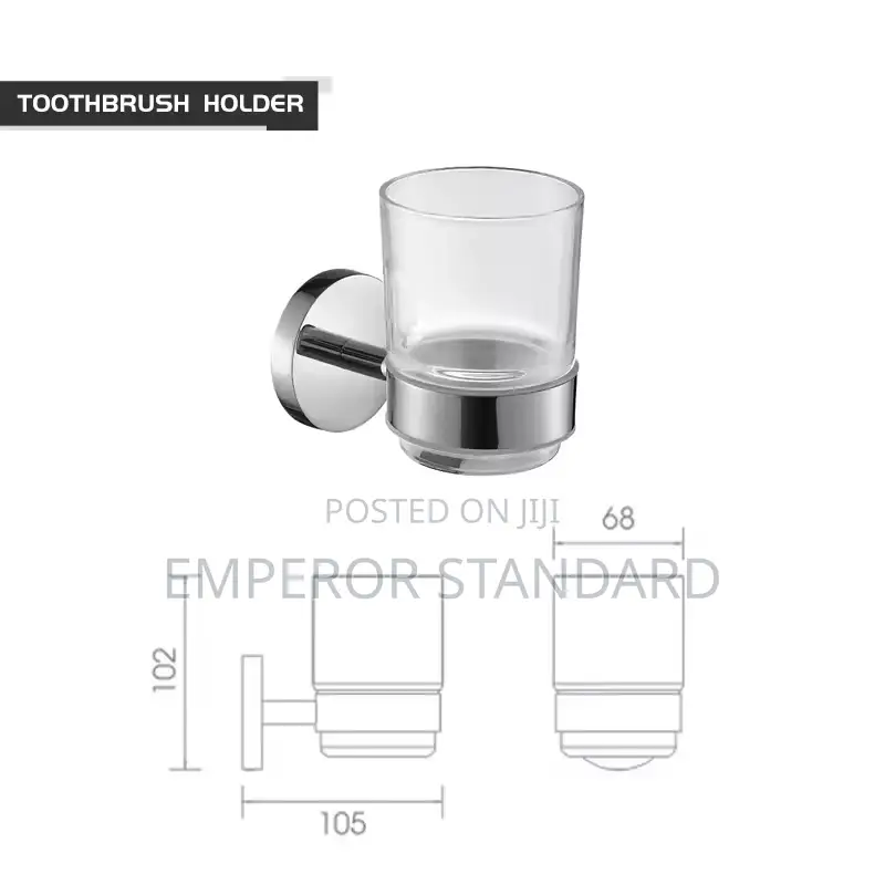 Glass Cup Holder Bathroom Accessories