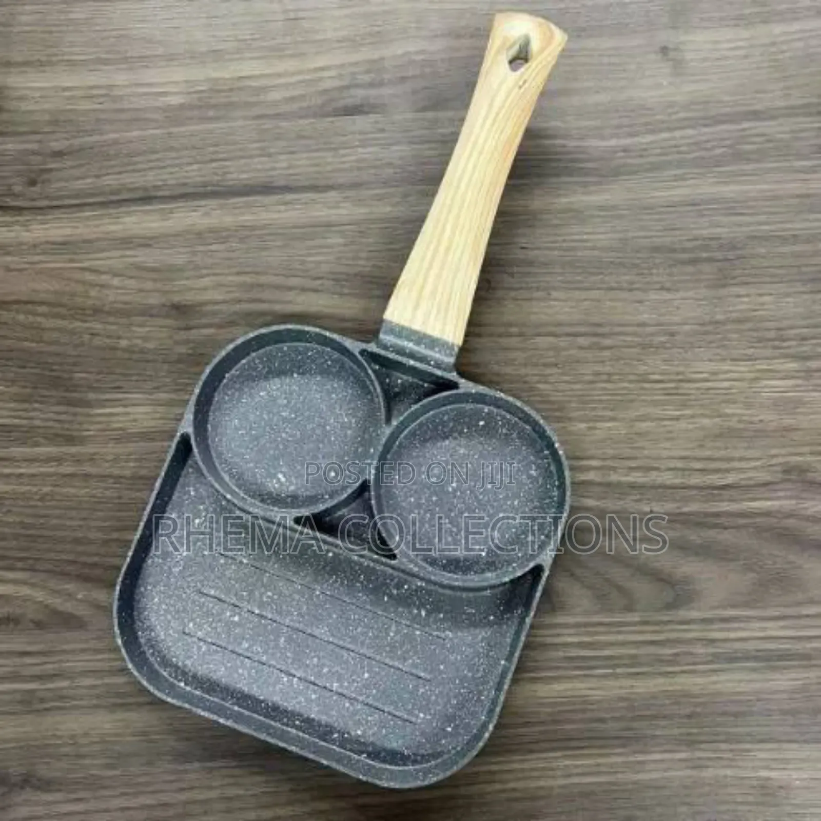 3 Holes Nonstick Induction Omelette/Pancake Frying Pan