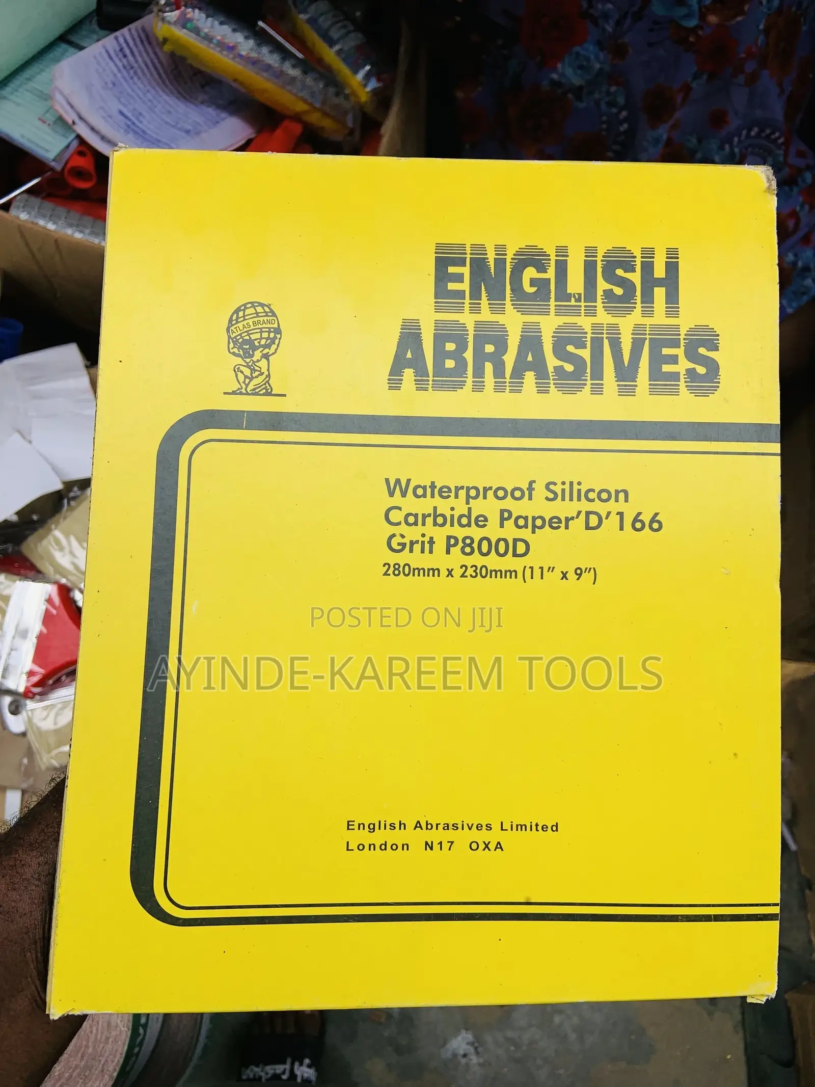 Waterproof Silicon Carbide Paper P800d