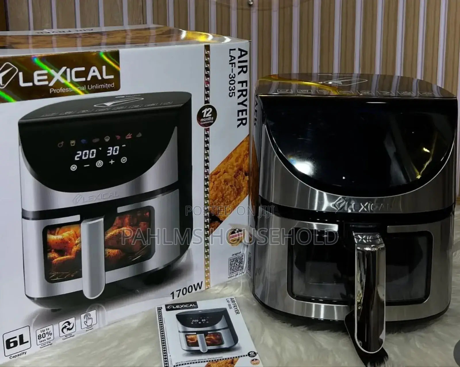 Lexical 6liters Digital Air Fryer
