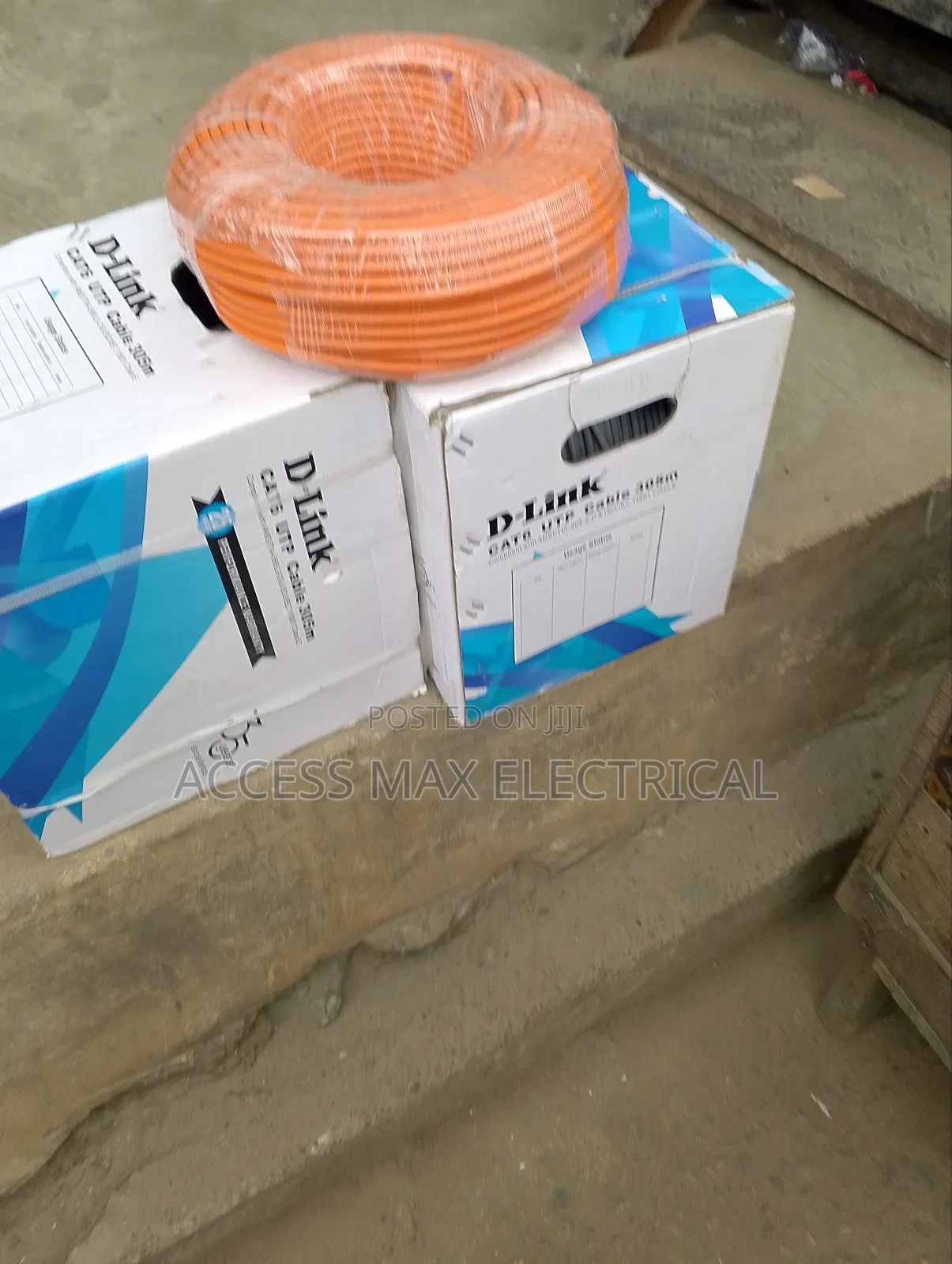 Network Cable And Speakers Cable