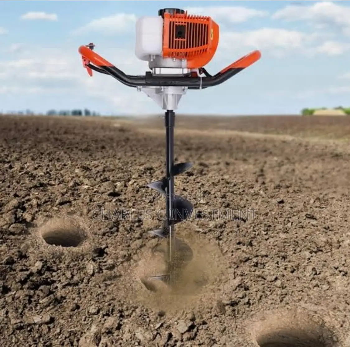 Powerful Earth Auger Machine – Hole Digger for Farming