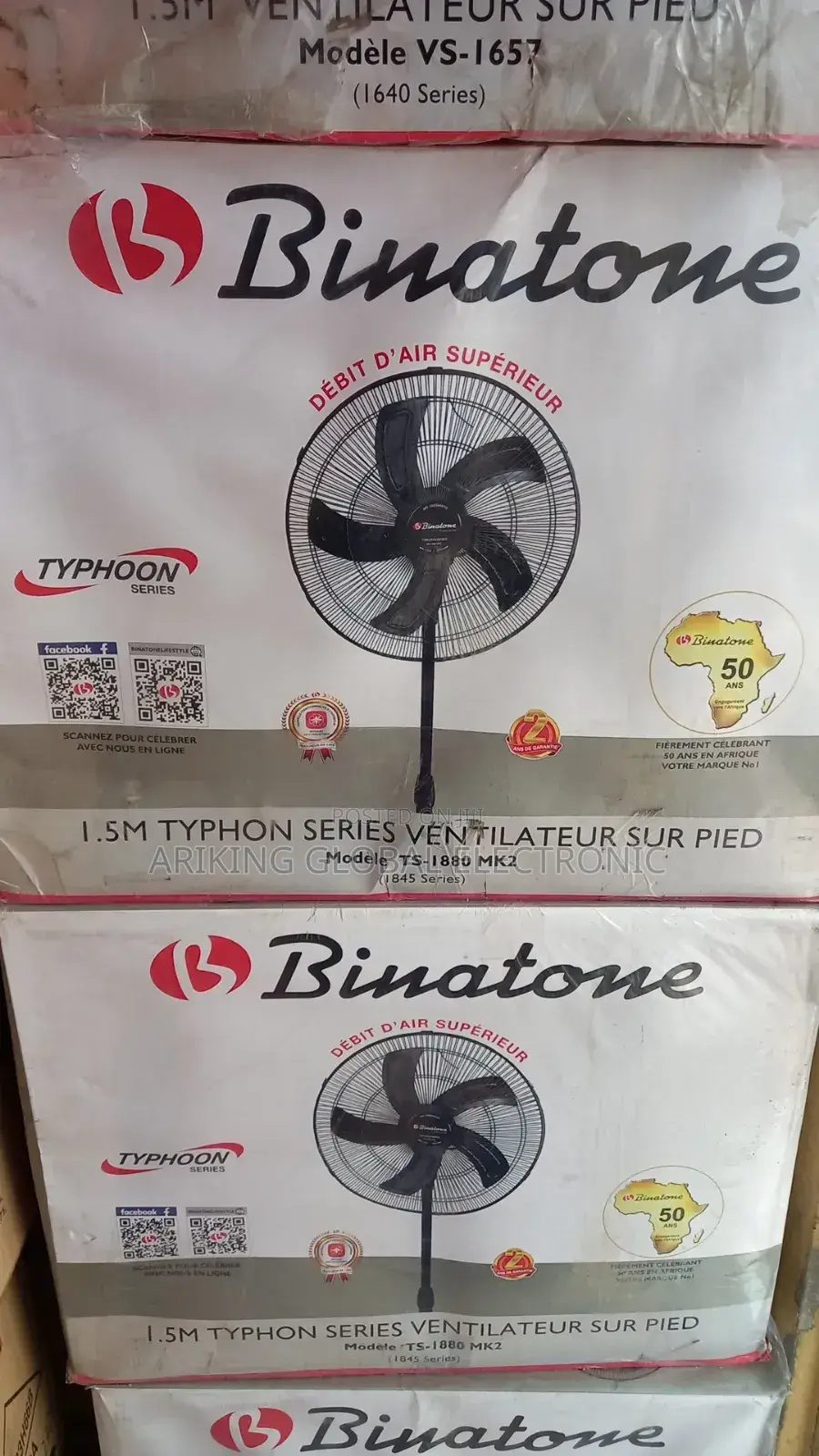 Binatone Standing Fan 18inch