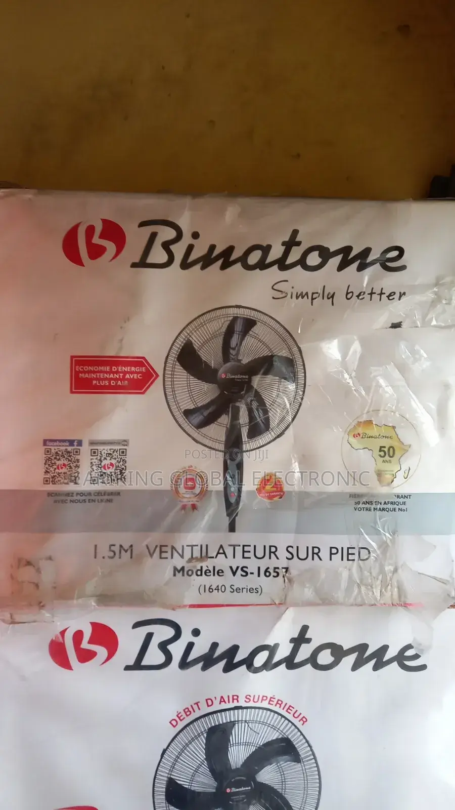 Binatone Standing Fan 16inch