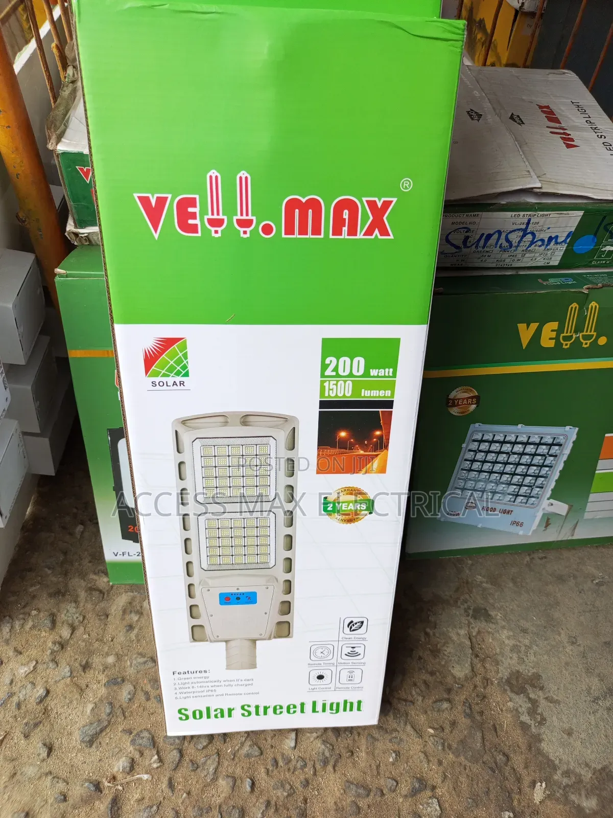 200watt Vellmax Solar Lights