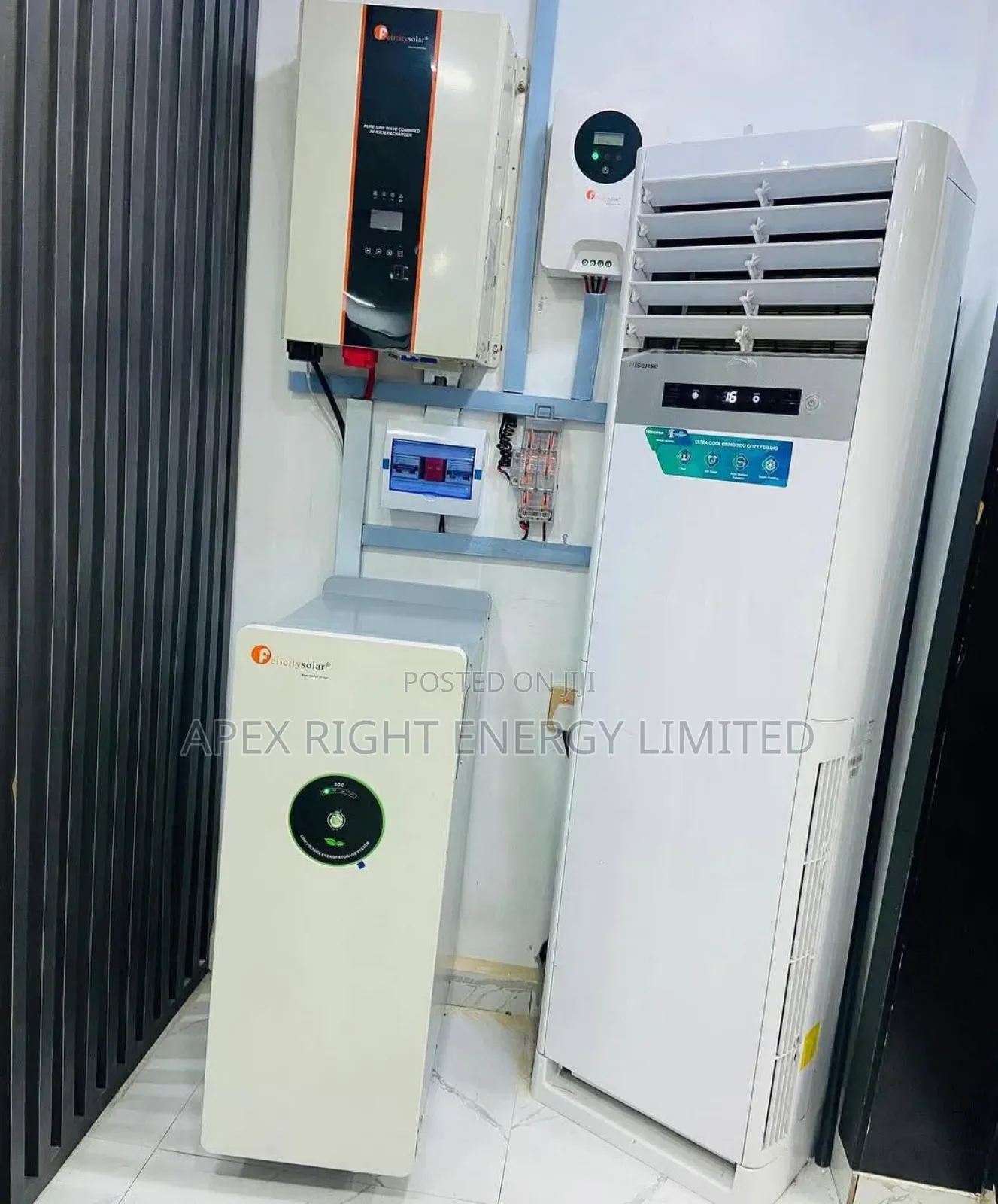 10kva Felicity Setup+15kwh Lithium+15pcs Of 580w Jinko Panel