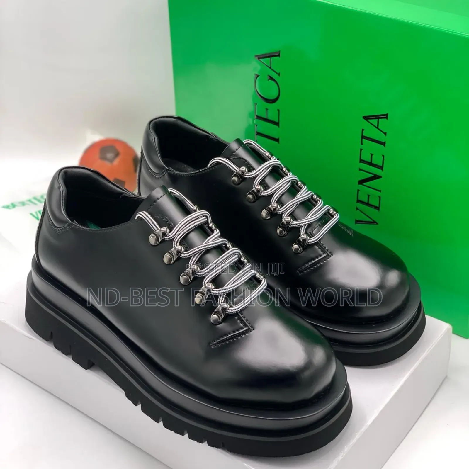 Bottega Leather Sneakers