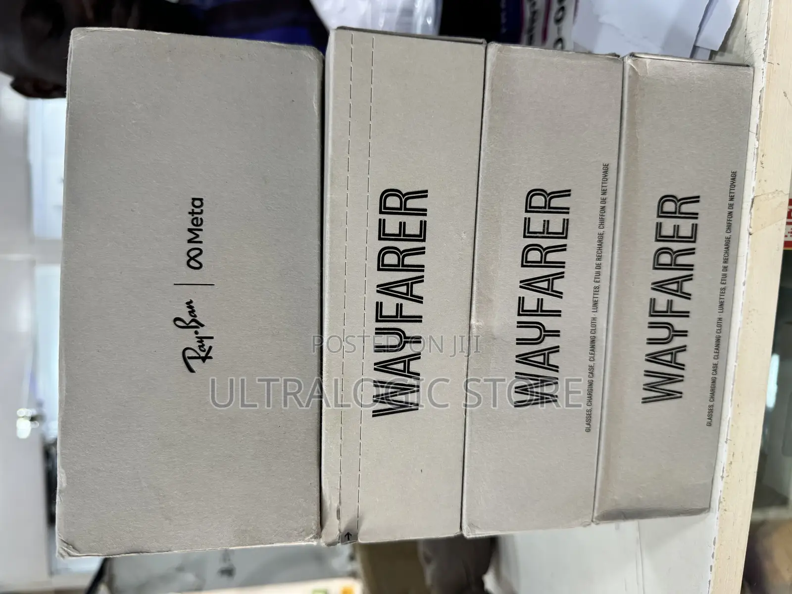 New Ray-ban Meta Wayfarer Glasses With Transitions Matte Black