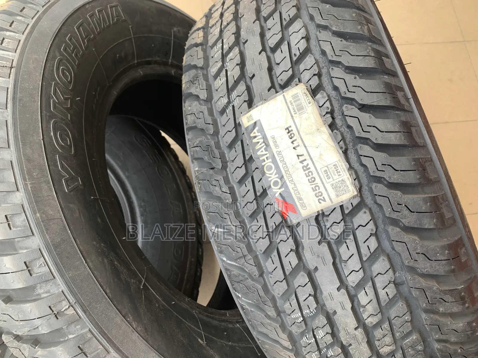 285/65r17 Yokohama Tyre