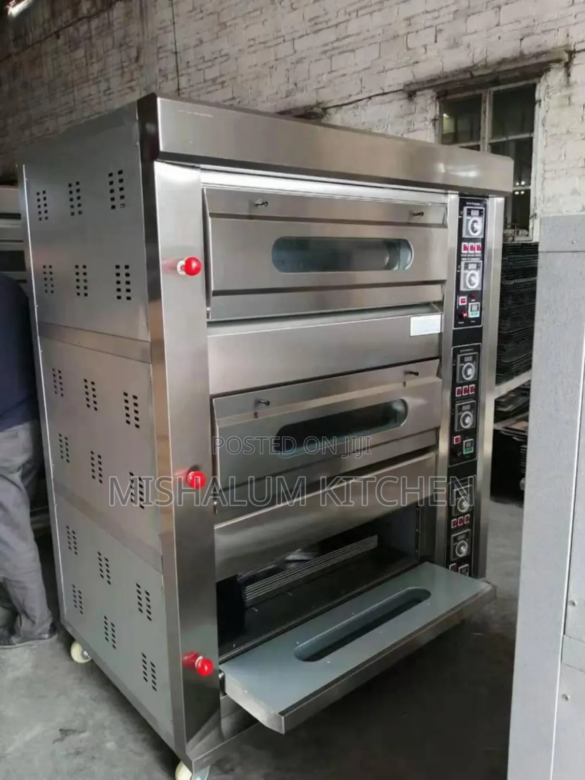 Three-deck Commercial Electric Oven