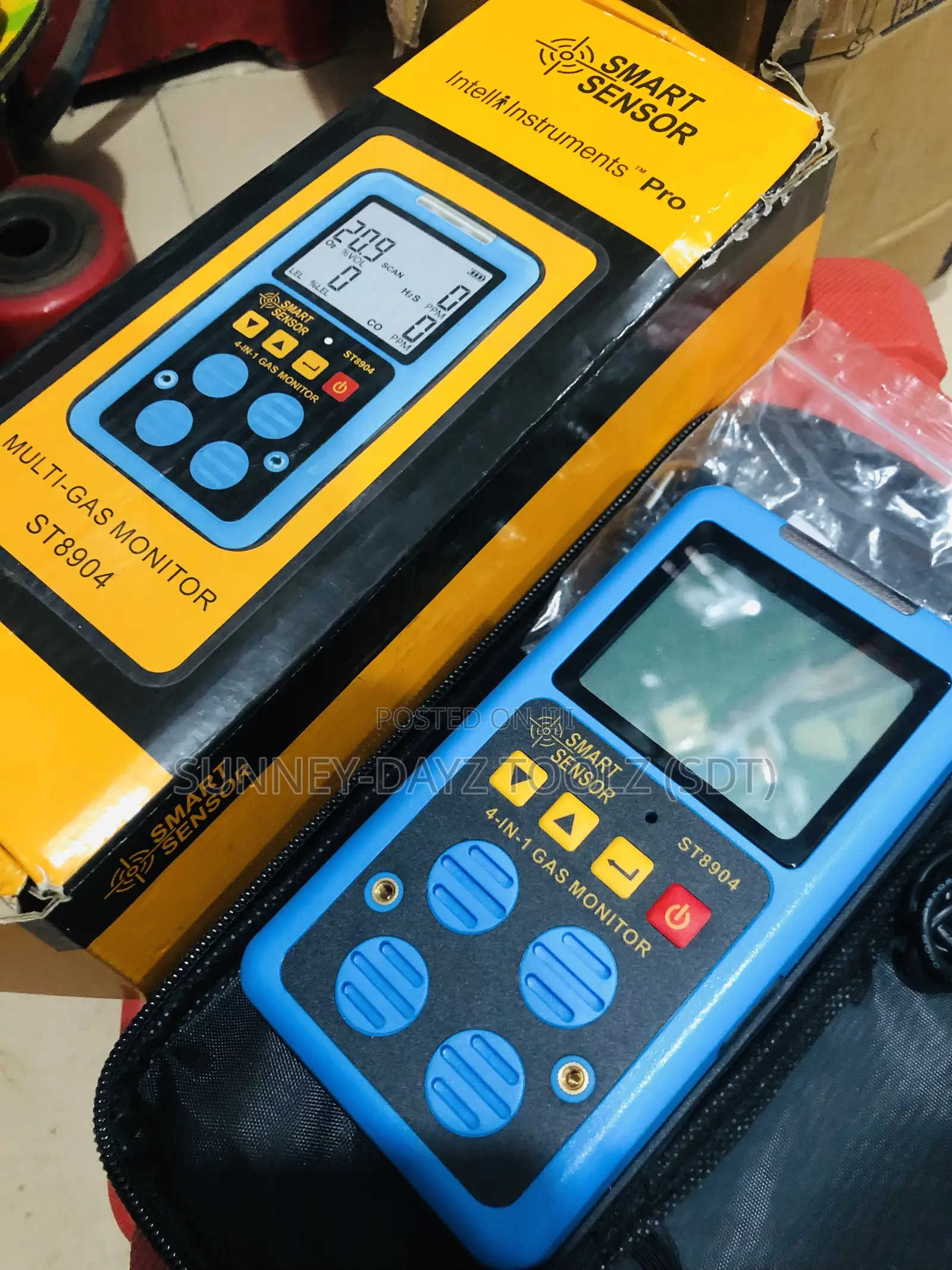 4 Way Multi-gas Detector