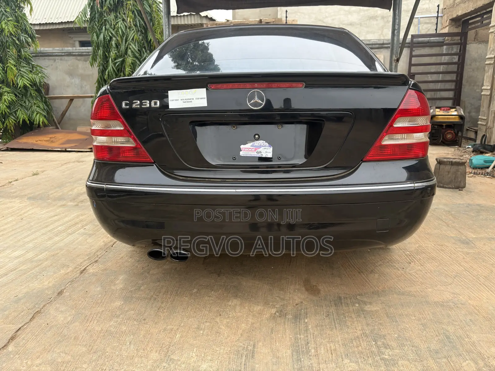 Mercedes-Benz C230 2007 Black