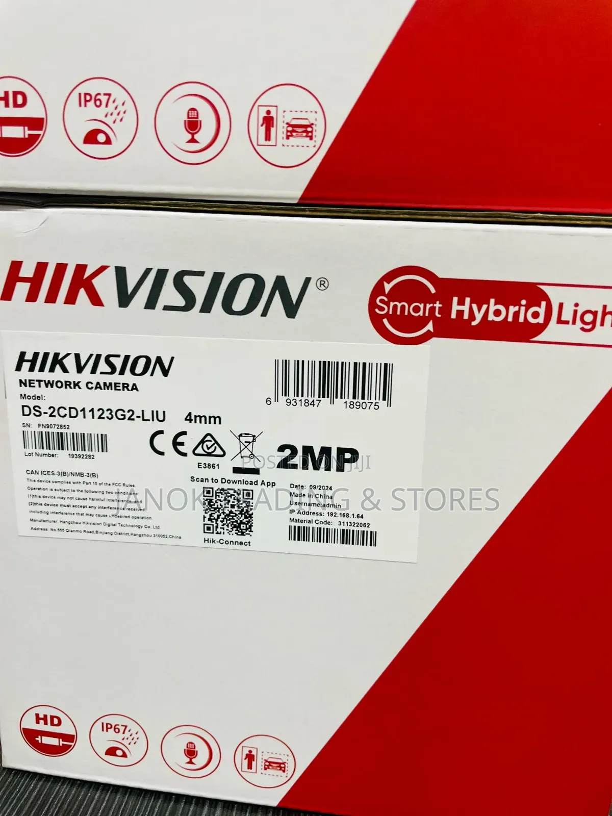 Hikvision Smart Hybrid Network Camera
Model:Ds-2cd1123g2-liu