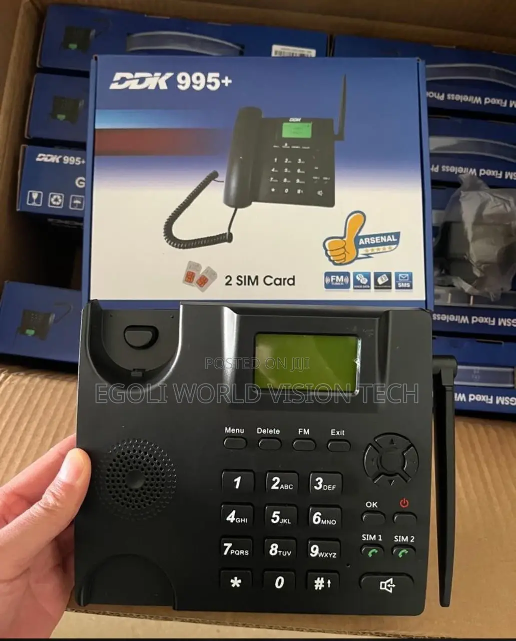 Ddk 995+ 2 Sim Card Gsm Fixed Wireless Phone